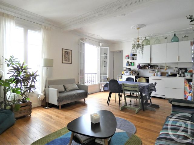 appartement à vendre - 3 pièces - 61.39 m2 - PARIS - 75019 - ILE-DE-FRANCE - Century 21 Flandre Crimée