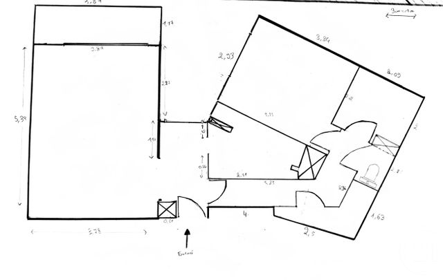 Afficher la photo en grand Appartement F2 à vendre - 2 pièces - 52.28 m2 - PARIS - 75019 - ILE-DE-FRANCE - Century 21 Flandre Crimée