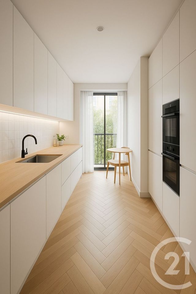 Appartement F3 à vendre - 3 pièces - 60.7 m2 - PARIS - 75019 - ILE-DE-FRANCE - Century 21 Flandre Crimée