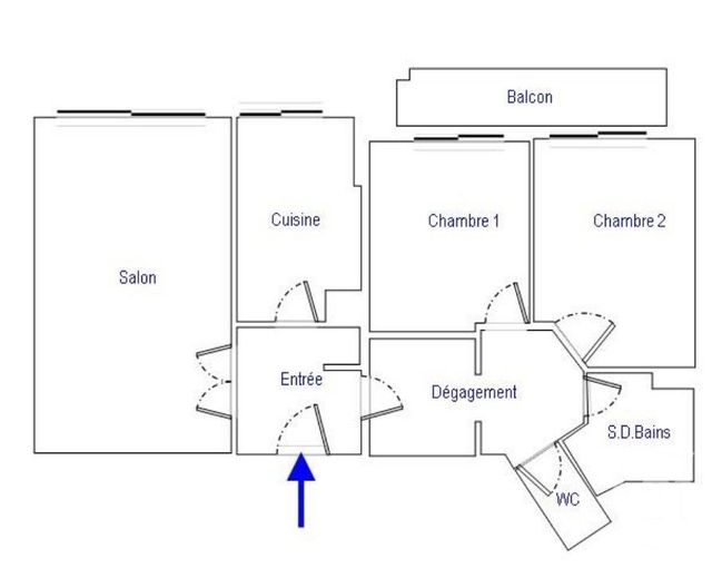 Appartement F3 à vendre - 3 pièces - 64.85 m2 - PARIS - 75019 - ILE-DE-FRANCE - Century 21 Flandre Crimée