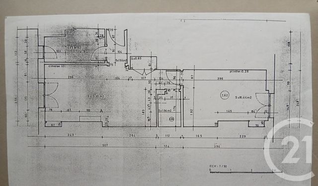 Appartement F2 à vendre - 2 pièces - 34.43 m2 - PARIS - 75019 - ILE-DE-FRANCE - Century 21 Flandre Crimée
